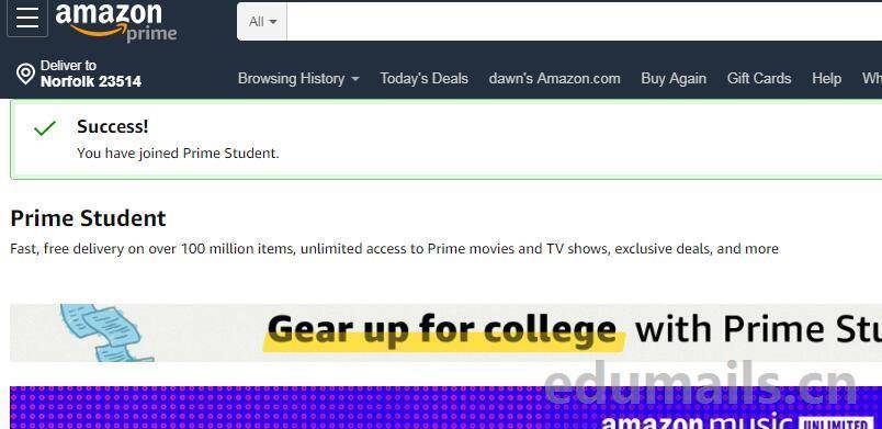 皇冠信用网会员注册_edu邮箱免费申请注册白嫖amazon亚马逊学生会员prime
