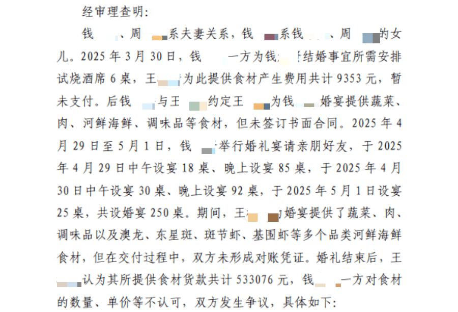 皇冠信用网在线注册_浙江一老板为女儿办婚宴皇冠信用网在线注册，拒付252桌酒席钱，法院判了