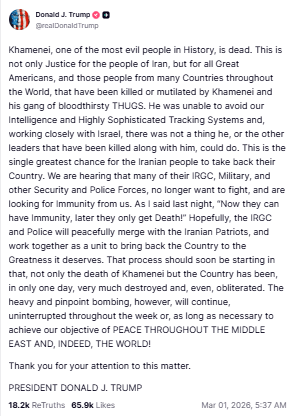 皇冠信用盘如何注册
_特朗普称哈梅内伊已死 以官员:遗体被找到